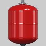 SOLARE TERMICO - VASO DI ESPANSIONE LT. 18 ATT.3/4" MM. 270X425 VAREM