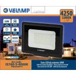 PROIETTORE LED VELAMP 20W 230V 6500K 4250LM NERO