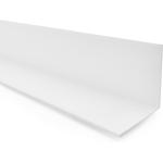PROFILO PVC ANGOLARE MT. 2.60 - MM. 10 X 10 BIANCO