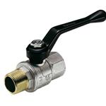 VALVOLA A SFERA M. F. C/LEVA 1/2" BUGATTI