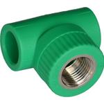 TEE PPR FILETTATO FEMM. MM. 32 X 1"