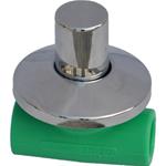 VALVOLA PPR AD INCASSO C/CAPPUCCIO MM. 25